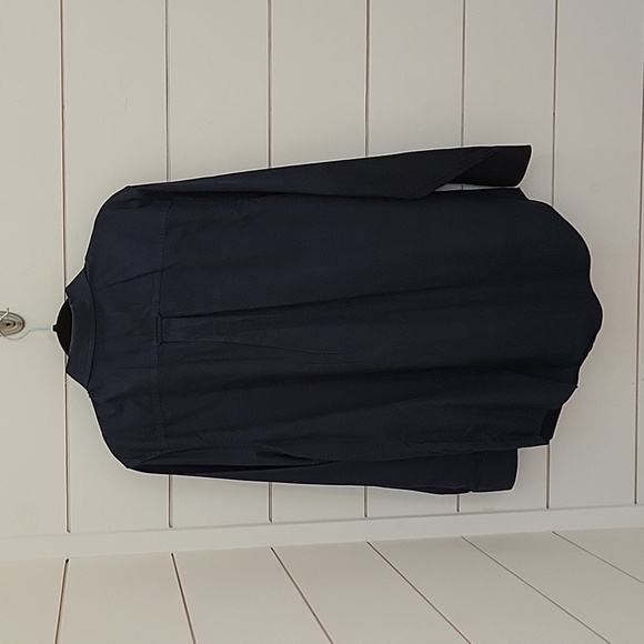 FIVE FOUR Nick Wooster XL 42-44 navy button down with outlined pocket - Picture 2 of 4